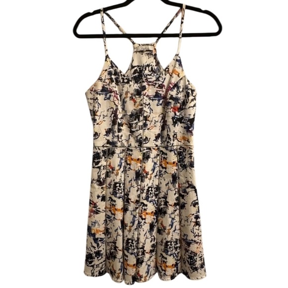 Parker Juliet Floral Dress Pollock Size Medium - Picture 1 of 5